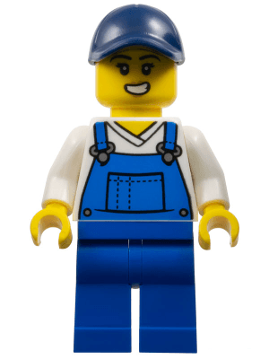 LEGO Train Worker (bdp121) Icons Minifigure