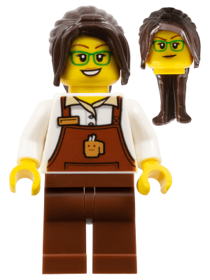 LEGO The Art of Chocolate Barista (bdp163) Icons Minifigure