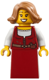 LEGO Medieval Seaside Market Baker (bdp179) Icons Minifigure
