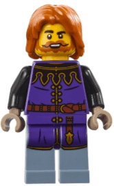 LEGO Medieval Seaside Market Tax Collector (bdp184) Icons Minifigure