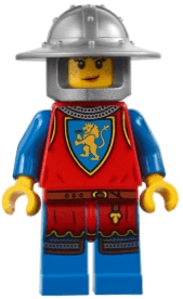 LEGO Medieval Seaside Market Lion Knight Archer (bdp185) Icons Minifigure