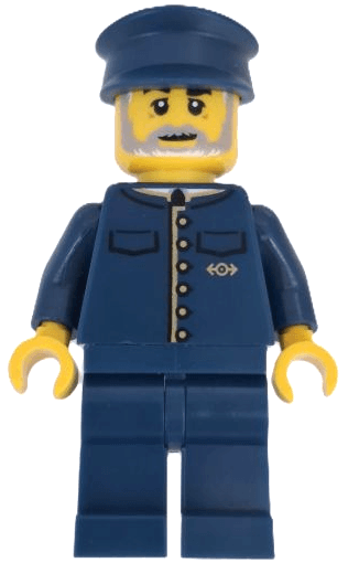 LEGO Wild West Train Conductor (bdp202) Icons Minifigure