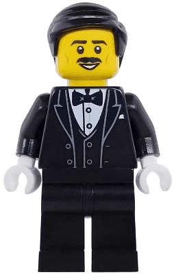 LEGO Art Factory Waiter (bdp273) Icons Minifigure