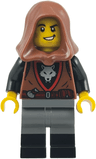 Wolfpack - Male, Dark Bluish Gray Legs with Black Boots, Reddish Brown Hood