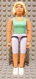 Belville Female - Light Violet Shorts, Medium Green Shirt, Light Yellow Hair