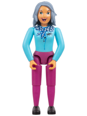 LEGO Belville Female Adult Woman (Witch) (belvfemale54) Belville Minifigure