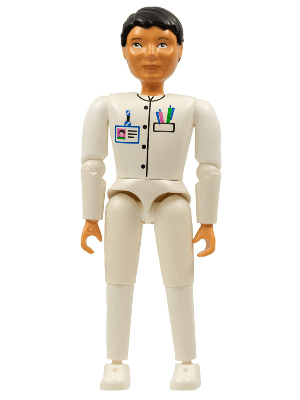 LEGO Belville Male Adult Man (Medic) (belvmale06) Belville Minifigure