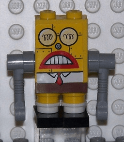 Robot SpongeBob with Sticker