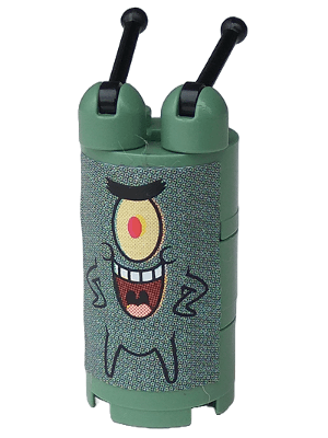 LEGO Plankton with Sticker (bob024s) SpongeBob SquarePants Minifigure