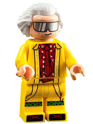 LEGO Doc Brown (btf002) Back to the Future Minifigure