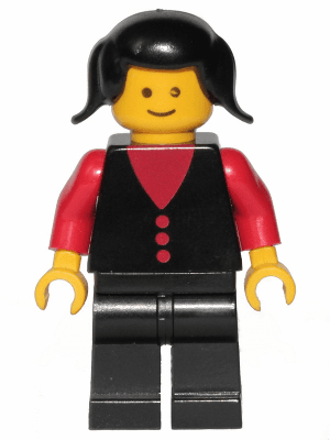LEGO Shirt with 3 Buttons (but001) Town / City Minifigure