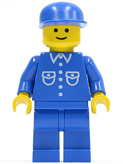 LEGO Shirt with 6 Buttons (but007) Town / City Minifigure