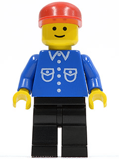 LEGO Shirt with 6 Buttons (but012) minifigure
