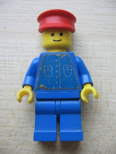 LEGO Shirt with 5 Buttons (Sticker) (but034s) Town / City Minifigure