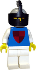 Classic - Knight, Shield Red/Blue, Light Gray Helmet and Black Visor