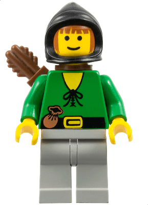 LEGO Dark Forest (cas008) Castle Minifigure
