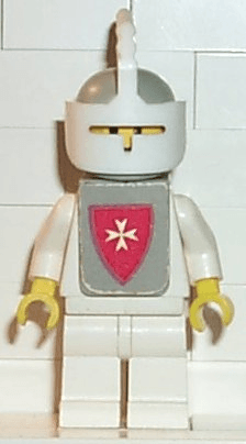 Classic - Yellow Castle Knight White Cavalry - with Vest Stickers