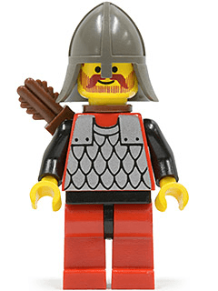 LEGO Scale Mail (cas163a) Castle Minifigure