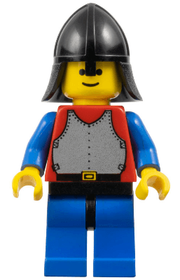 Breastplate - Red with Blue Arms, Blue Legs with Black Hips, Black Neck-Protector