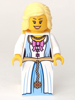 LEGO Princess Bright Light Yellow Hair (cas515) Castle Minifigure