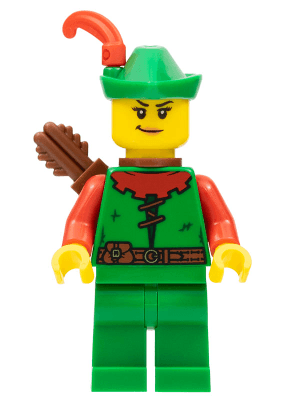 LEGO Forestwoman (cas572) Castle Minifigure