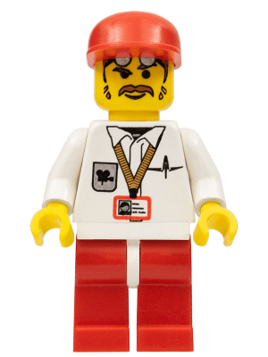 LEGO Cameraman Red Cap (cc4058) LEGO Minifigure