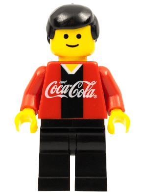 LEGO Soccer Player Coca-Cola Striker 2 (cc4447) Sports Minifigure