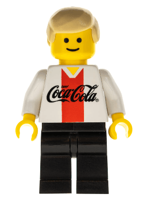 LEGO Soccer Player Coca-Cola Striker 4 (cc4452) Sports Minifigure