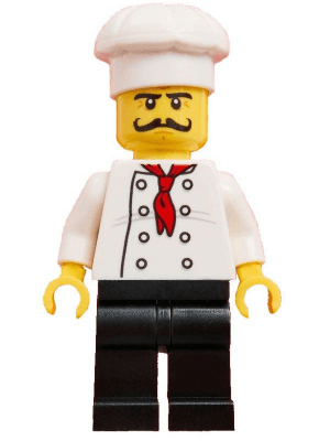 LEGO Chef (chef025) Town / City Minifigure