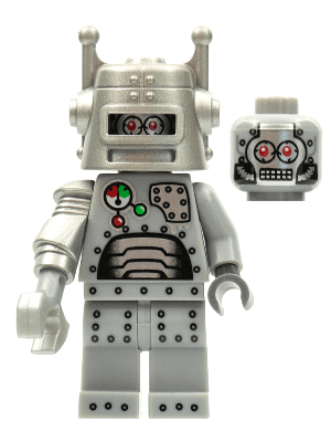 LEGO Robot Series 1 (Minifigure Only without Stand and Accessories) (col007) Collectible Minifigures Minifigure