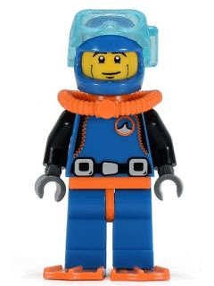 LEGO Deep Sea Diver Series 1 (Minifigure Only without Stand and Accessories) (col015) Collectible Minifigures Minifigure