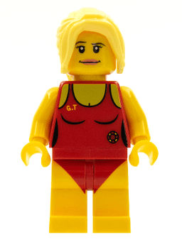 LEGO Lifeguard Series 2 (Minifigure Only without Stand and Accessories) (col024) minifigure