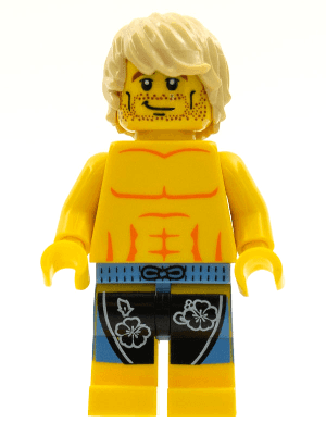 LEGO Surfer Series 2 (Minifigure Only without Stand and Accessories) (col031) Collectible Minifigures Minifigure