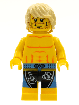 LEGO Surfer Series 2 (Minifigure Only without Stand and Accessories) (col031) minifigure