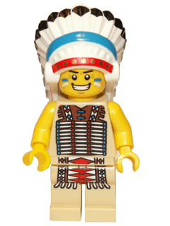 LEGO Tribal Chief Series 3 (Minifigure Only without Stand and Accessories) (col034) Collectible Minifigures Minifigure