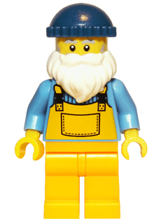 LEGO Fisherman Series 3 (Minifigure Only without Stand and Accessories) (col037) minifigure