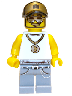 LEGO Rapper Series 3 (Minifigure Only without Stand and Accessories) (col041) minifigure