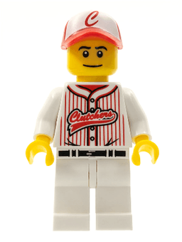 LEGO Baseball Player Series 3 (Minifigure Only without Stand and Accessories) (col047) minifigure
