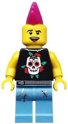 LEGO Punk Rocker Series 4 (Minifigure Only without Stand and Accessories) (col052) Collectible Minifigures Minifigure