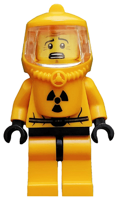 LEGO Hazmat Guy Series 4 (Minifigure Only without Stand and Accessories) (col061) Collectible Minifigures Minifigure