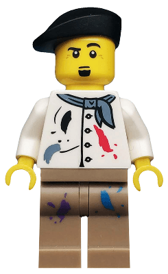 LEGO Artist Series 4 (Minifigure Only without Stand and Accessories) (col062) Collectible Minifigures Minifigure