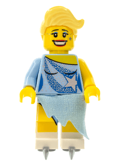 LEGO Ice Skater Series 4 (Minifigure Only without Stand and Accessories) (col063) minifigure