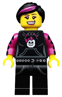 LEGO Skater Girl Series 6 (Minifigure Only without Stand and Accessories) (col092) Collectible Minifigures Minifigure