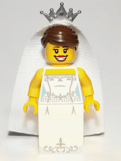 LEGO Bride Series 7 (Minifigure Only without Stand and Accessories) (col100) minifigure