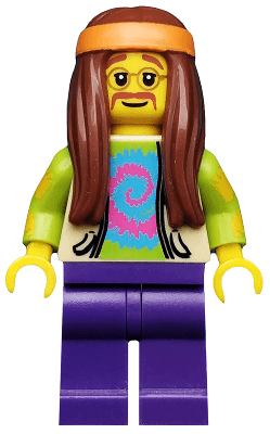 LEGO Hippie Series 7 (Minifigure Only without Stand and Accessories) (col107) Collectible Minifigures Minifigure