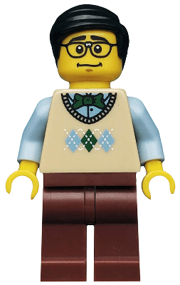 LEGO Computer Programmer Series 7 (Minifigure Only without Stand and Accessories) (col108) minifigure