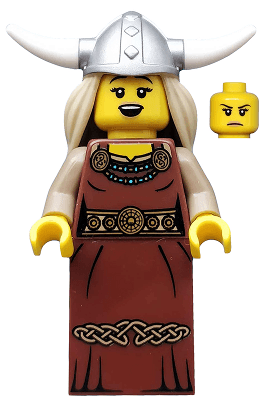 LEGO Viking Woman Series 7 (Minifigure Only without Stand and Accessories) (col109) Collectible Minifigures Minifigure