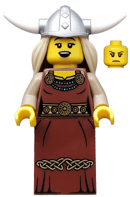 LEGO Viking Woman Series 7 (Minifigure Only without Stand and Accessories) (col109) minifigure