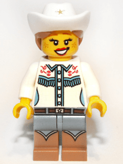 LEGO Cowgirl Series 8 (Minifigure Only without Stand and Accessories) (col116) minifigure