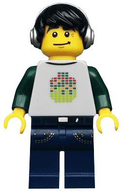 LEGO DJ Series 8 (Minifigure Only without Stand and Accessories) (col124) Collectible Minifigures Minifigure